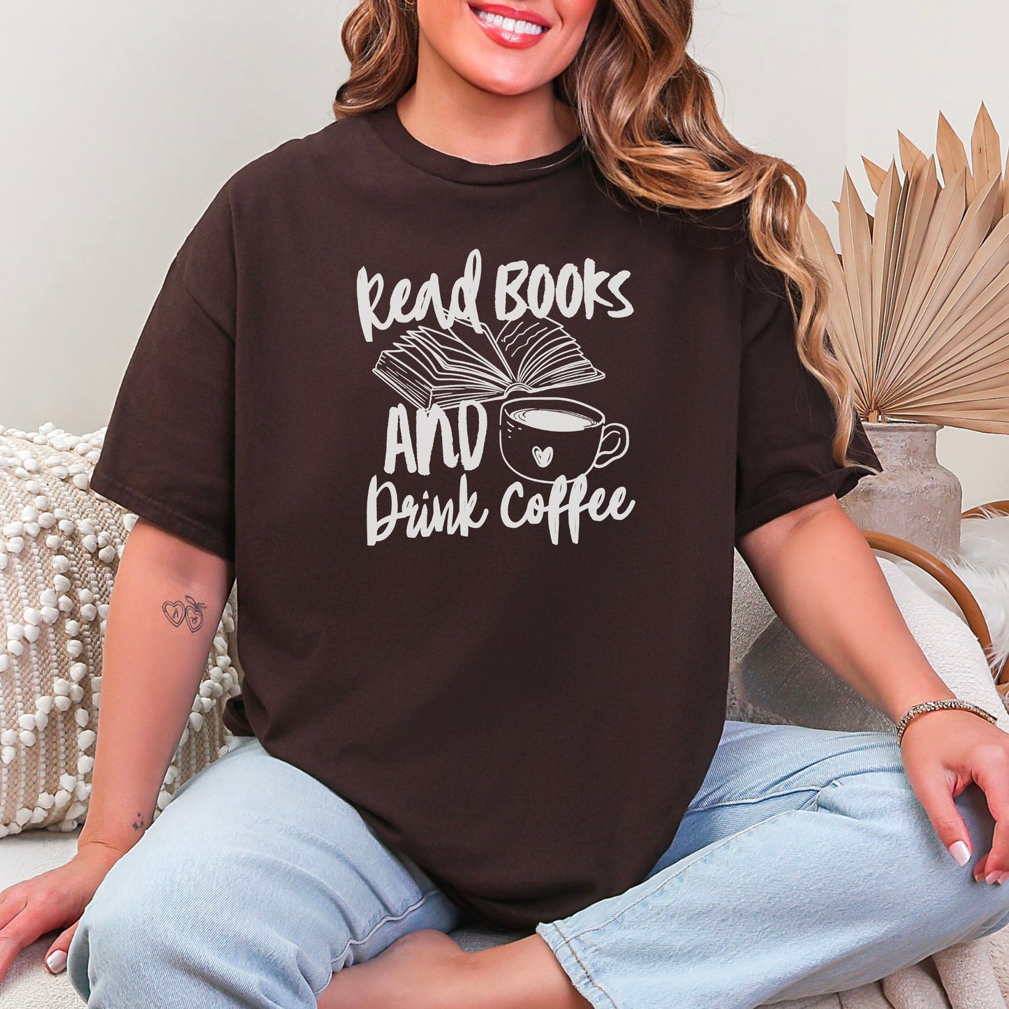Read Books And Drink Coffee Gildan Softstyle Shirt
