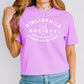 Bibliophile Society Comfort Colors Boxy Cropped Shirt