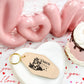 All Booked For Valentine’s Day Retro Motel Keychain