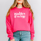 Books & Wine Gildan Crewneck Sweatshirt