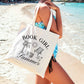 Book Girl Summer Canvas Tote Bag