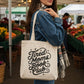Tired Moms Book Club Canvas Tote Bag