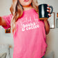 Fueled by Books and Coffee Heavyweight Comfort Colors Shirt