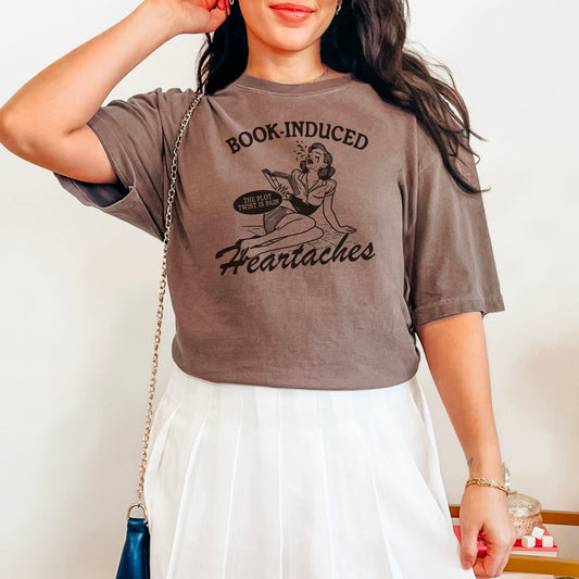 Book Induced Heartache Premium Shirt