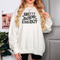 Smutty Book Energy Lightweight Comfort Colors Sweatshirt