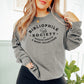 Bibliophile Society Comfort Colors Lightweight Sweatshirt | Bookish Cozy Pullover for Readers