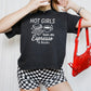 Hot Girls Run On Espresso And Books Heavyweight Comfort Colors Boxy Cropped Shirt