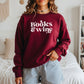 Books & Wine Gildan Crewneck Sweatshirt