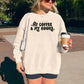 All I Need Are My Coffee & My Books Lightweight Comfort Colors Sweatshirt