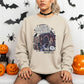 The Haunted Library Gildan Crewneck Sweatshirt