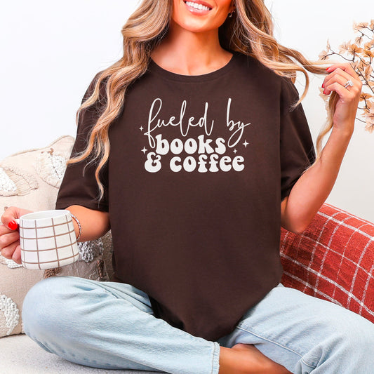 Fueled By Books And Coffee Gildan Softstyle Shirt