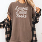 Leaves, Lattes, Books Premium Comfort Colors Shirt