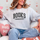 Books Are My Valentine Gildan Crewneck Sweatshirt