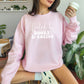 Fueled By Books And Coffee Gildan Crewneck Sweatshirt