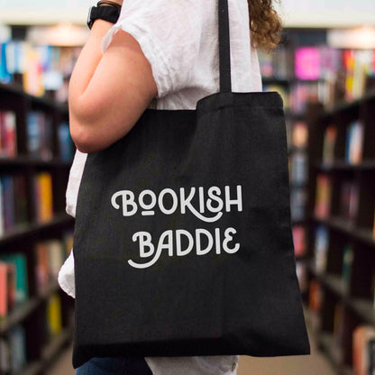 Bookish Baddie Canvas Tote Bag
