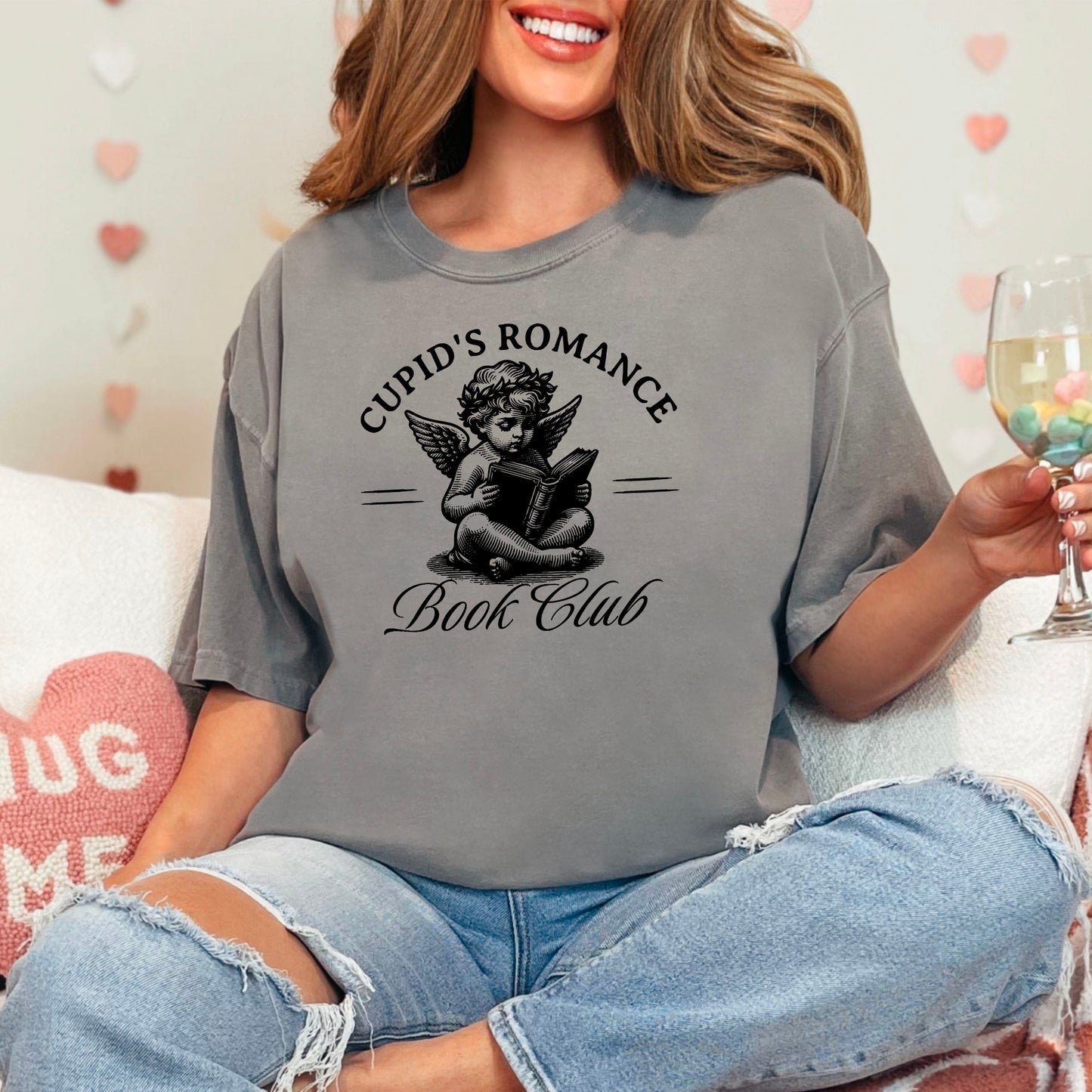Cupid’s Romance Book Club Heavyweight Comfort Colors Shirt