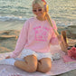 Book Girl Summer Gildan Crewneck Sweatshirt