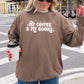 All I Need Are My Coffee & My Books Lightweight Comfort Colors Sweatshirt