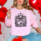 Hopeless Romantic Book Club Gildan Crewneck Sweatshirt