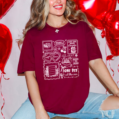 Bookish Romance Tropes Gildan Softstyle Shirt