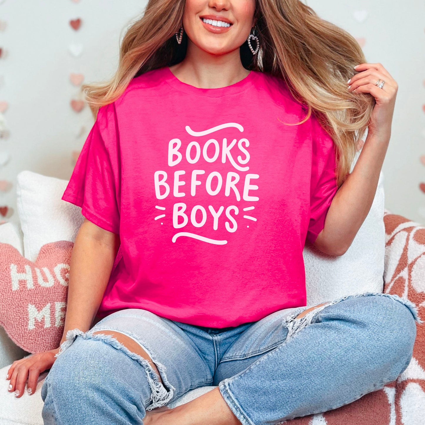 Books Before Boys Gildan Softstyle Shirt