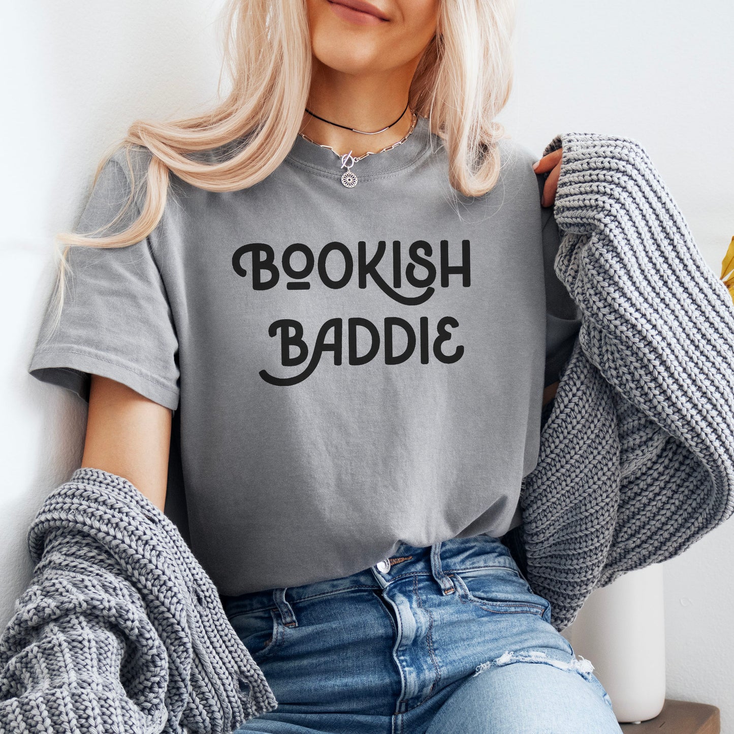 Bookish Baddie Comfort Colors Heavyweight Shirt