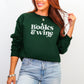 Books & Wine Gildan Crewneck Sweatshirt
