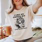 I Like My Coffee Icy & My Books Spicy Heavyweight Boxy Cropped Tee