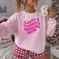 Santa's Favorite Bookish Babe Gildan Crewneck Sweatshirt