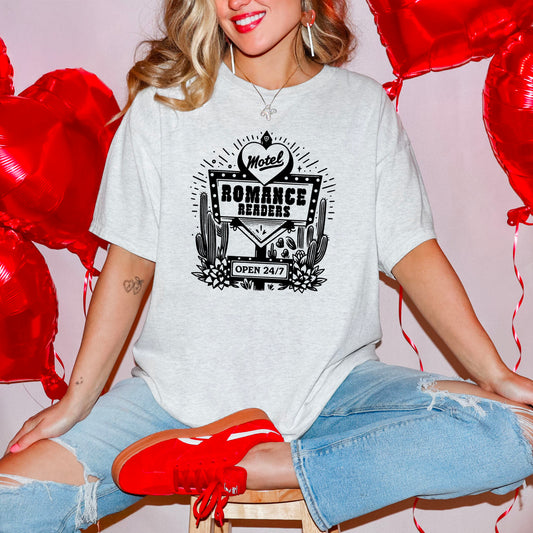 Hopeless Romantic Book Club Gildan Softstyle Shirt