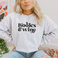 Books & Wine Gildan Crewneck Sweatshirt