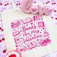 Books Are My Valentine (Graphic) Canvas Tote Bag