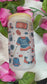 Hockey Romance Era Frosted Glass Cup with Bamboo Lid & Straw